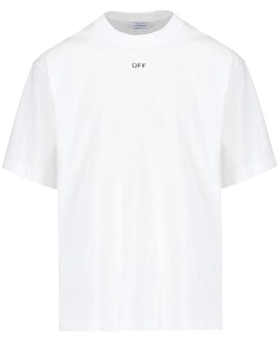 Off-White c/o Virgil Abloh Off- T-Shirts And Polos - White