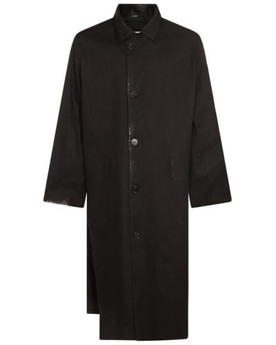 Maison Margiela Cotton Coat - Black