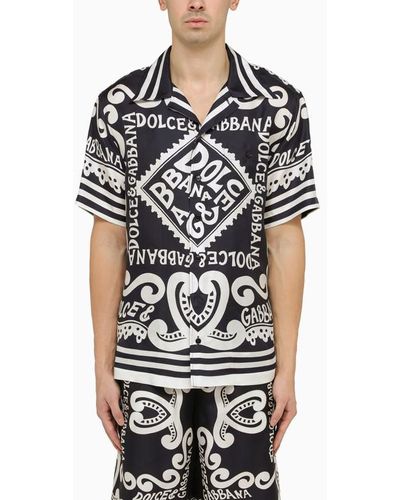 Dolce & Gabbana Dolce&Gabbana Hawaii Shirt With Print - Black