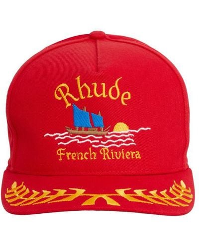 Rhude Caps & Hats - Red