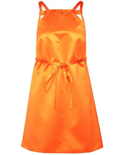 Patou Polyester Dress - Orange