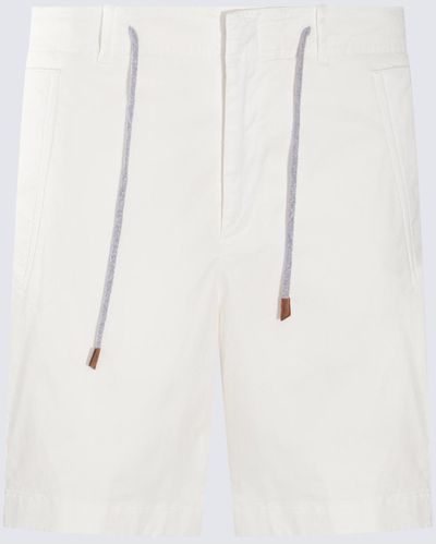 Eleventy Cotton Shorts - White