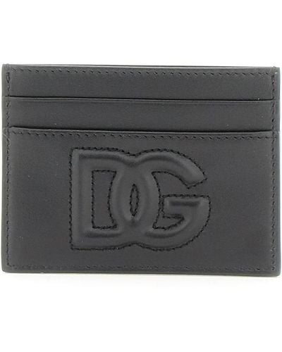 Dolce & Gabbana Logoed Cardholder - Grey