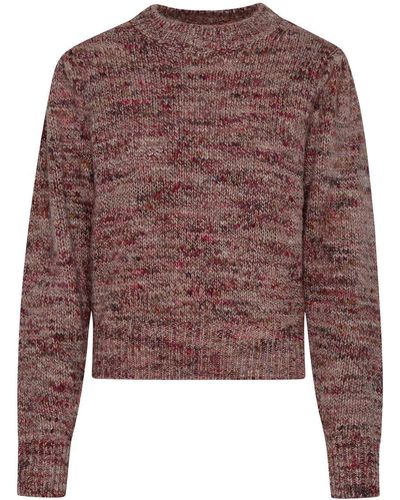 Isabel Marant Isabel Marant Étoile Pink Wool Blend Pleany Sweater - Brown