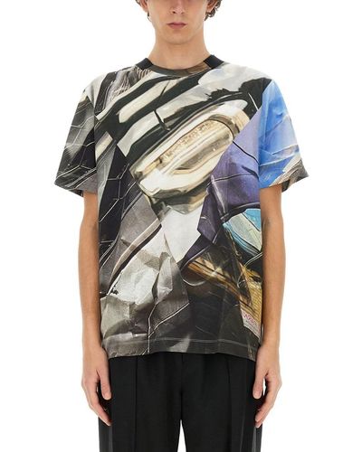 Helmut Lang T-Shirt With Print - Multicolor