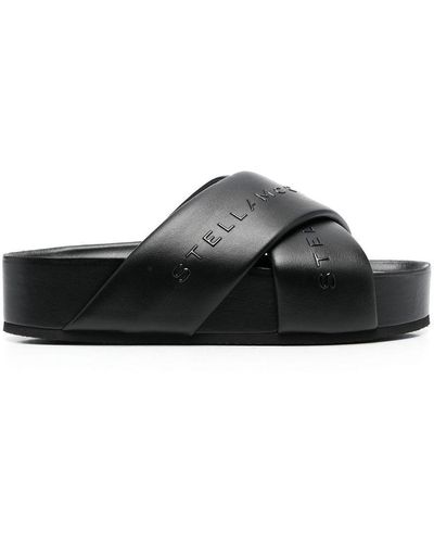 Stella McCartney Signature Platform Sandals - Black