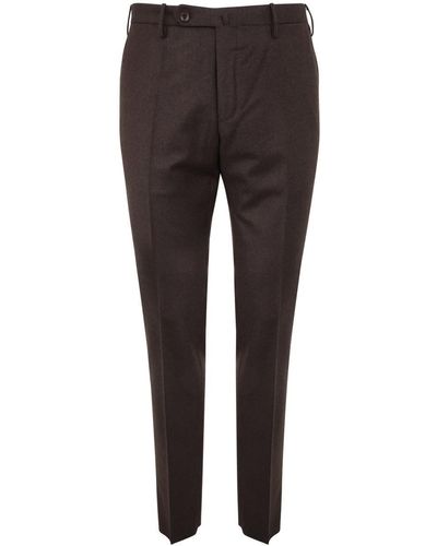 Incotex Flannel Classic Pants Clothing - Gray