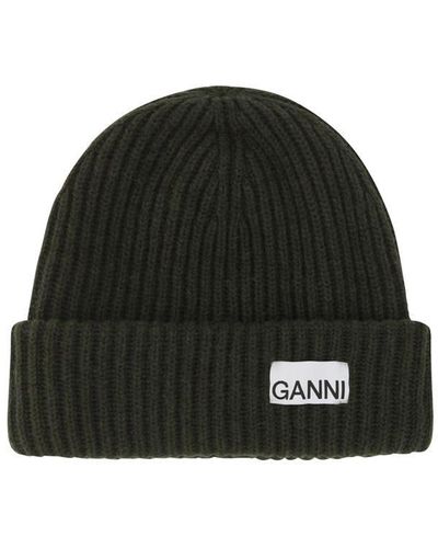 Ganni Hats E Hairbands - Black