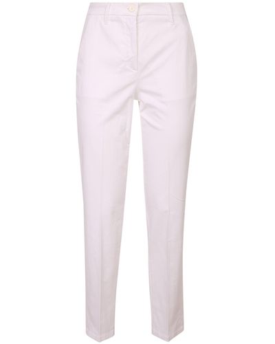 Jacob Cohen Slim Cropped Trousers - Pink