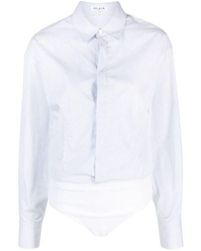 Alaïa T-shirts & Tops - White