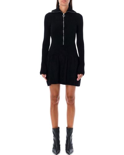 Philosophy Di Lorenzo Serafini Knit Mini Dress - Black