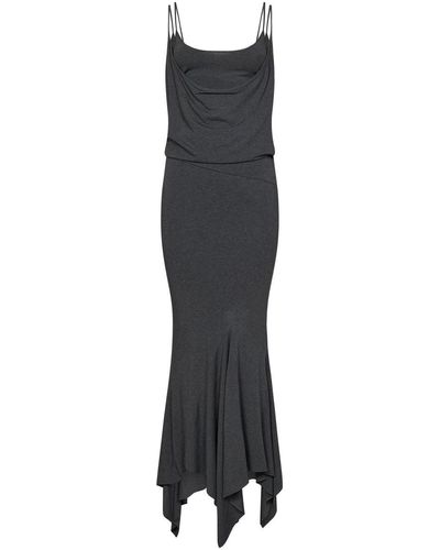 The Attico Midi Dress - Black