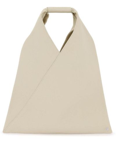 MM6 by Maison Martin Margiela Japanese Classic Small Handbag - Natural