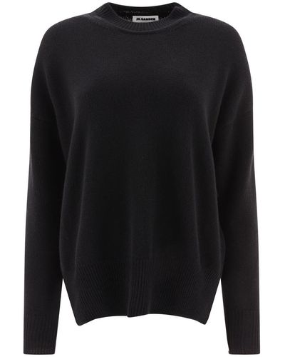 Jil Sander Superfine Cashmere Sweater - Black
