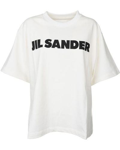 Jil Sander Cotton Logo T-shirt - White