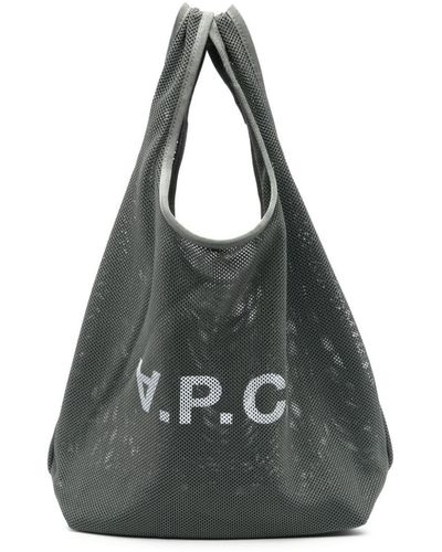 A.P.C. Rebound Sac Shopping Bags - Black