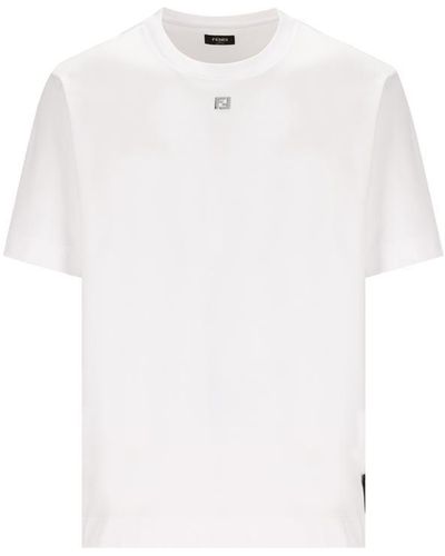Fendi T-Shirts And Polos - White
