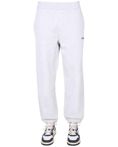 MSGM JOGGING Trousers With Logo - White