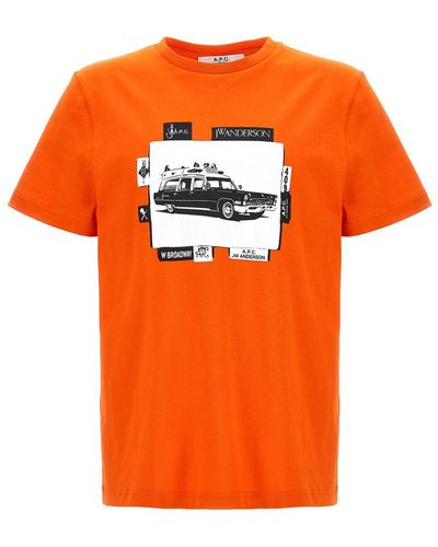 A.P.C. X Jw Anderson T-shirt - Orange