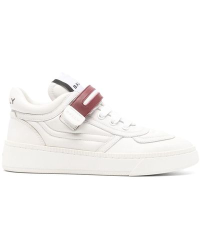 Bally Leather Trainers - White