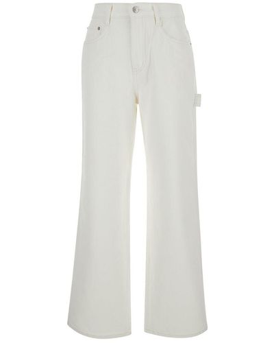 DUNST Jeans With Straight Leg - White