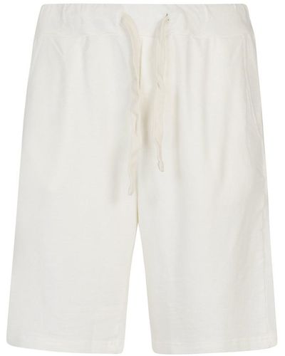 Original Vintage Linen Blend Cotton Shorts - White