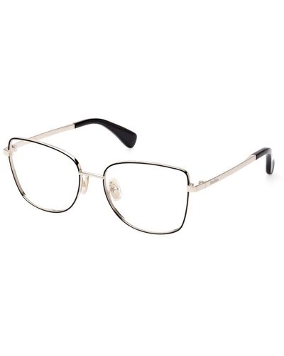 Max Mara Mm5074 Eyeglasses - Metallic