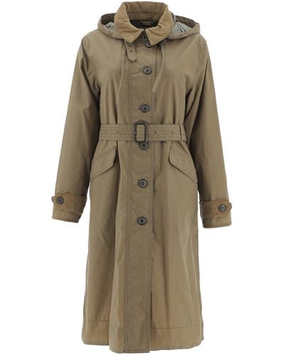 Barbour "alice" Waxed Trench - Multicolor
