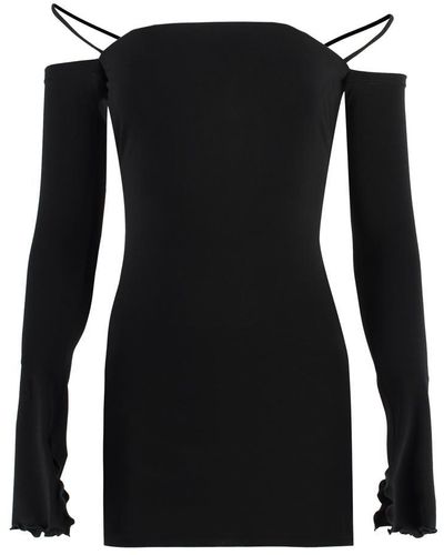 ANDAMANE Maddy Jersey Mini Dress - Black