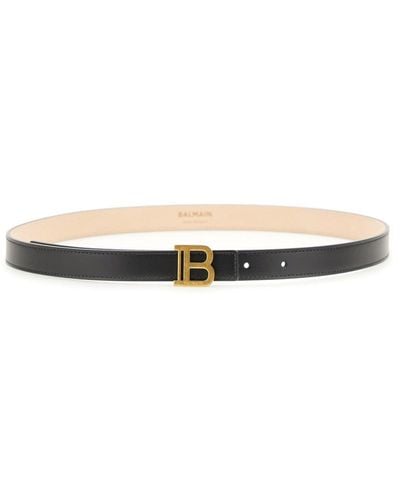 Balmain Paris B-Belt Belt - White