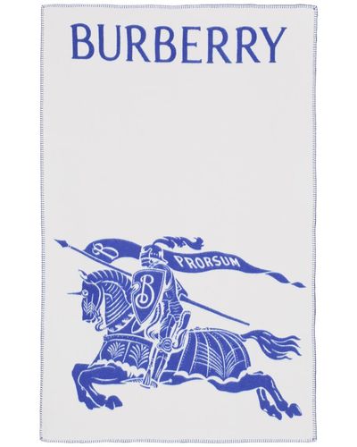 Burberry Fleece Blanket - Blue