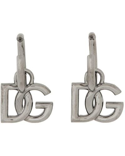 Dolce & Gabbana Hoop Earrings - Metallic