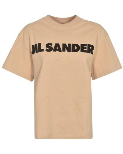 Jil Sander T-Shirts And Polos - Natural