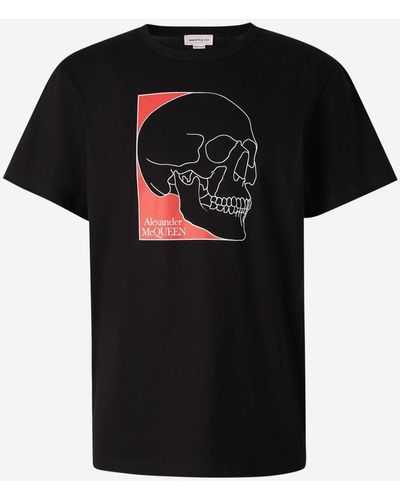 Alexander McQueen Printed Graphic T-shirt - Black