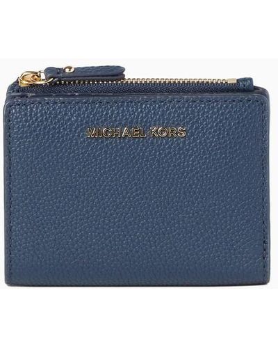 Wallets & purses Michael Kors - Logo wallet in blue - 34F9GTVE9L406