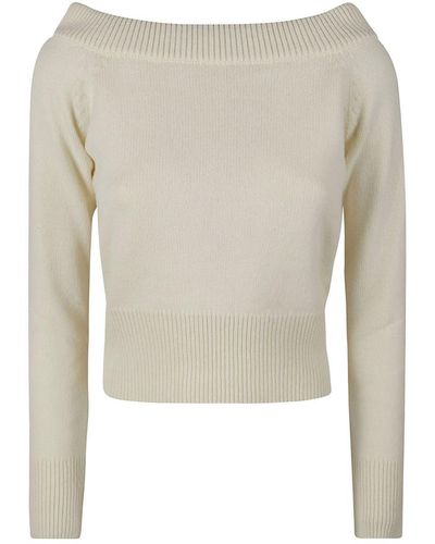 Alexander McQueen Sweaters - Natural