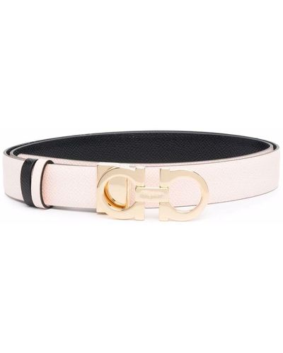 Ferragamo Adjustable Gancini Belt - Pink