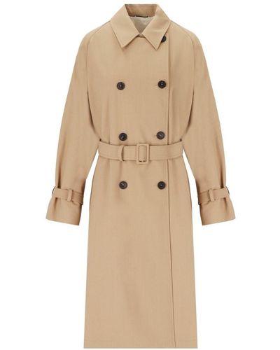 Weekend by Maxmara Candida Beige Trench Coat - Natural