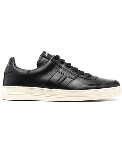 Tom Ford Radcliffe Logo-patch Sneakers - Black