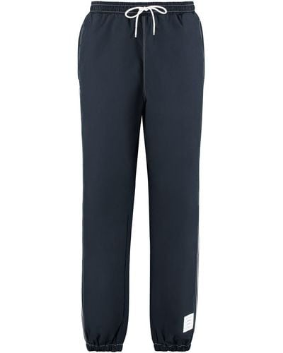 Thom Browne Techno Fabric Track Trousers - Blue