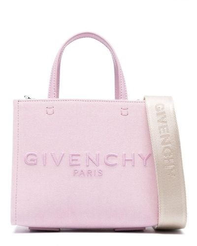 Givenchy G Cotton Tote Bag - Pink