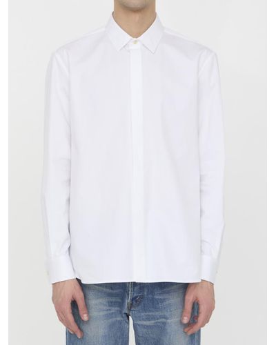 Saint Laurent Yves Collar Shirt - White