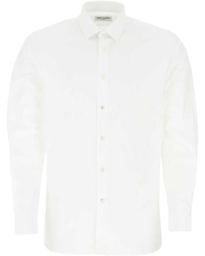 🔥60% OFF🔥 [SALE] Saint Laurent Paris White Formal Shirt Sz. L