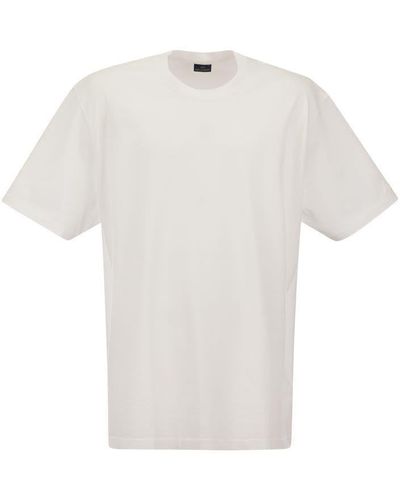 Paul & Shark Garment Dyed Cotton Jersey T-shirt - White