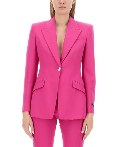 Versace Single-breasted Jacket "medusa" - Pink