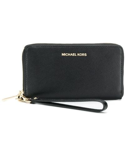 MICHAEL Michael Kors Jet Set Leather Phone Case - Black