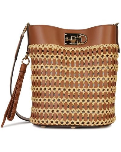 Ferragamo Shoulder Bags - Brown