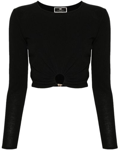 Elisabetta Franchi Jerseys & Knitwear - Black