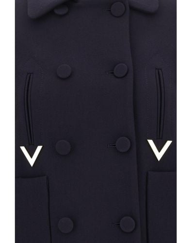 Valentino Coats - Blue