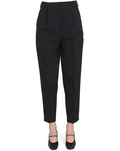 Department 5 Cropped Trousers - Black